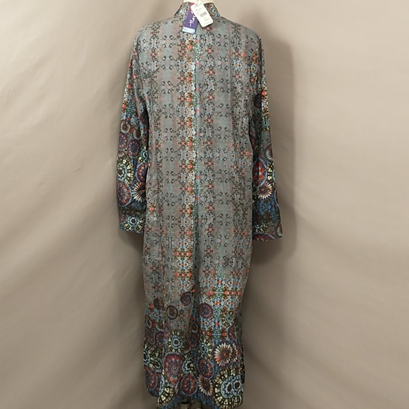 Swim Robe Hasema Modest Quick Dry Long Cover up XL Unworn NWT Excellent Condtion - Picture 4 of 12